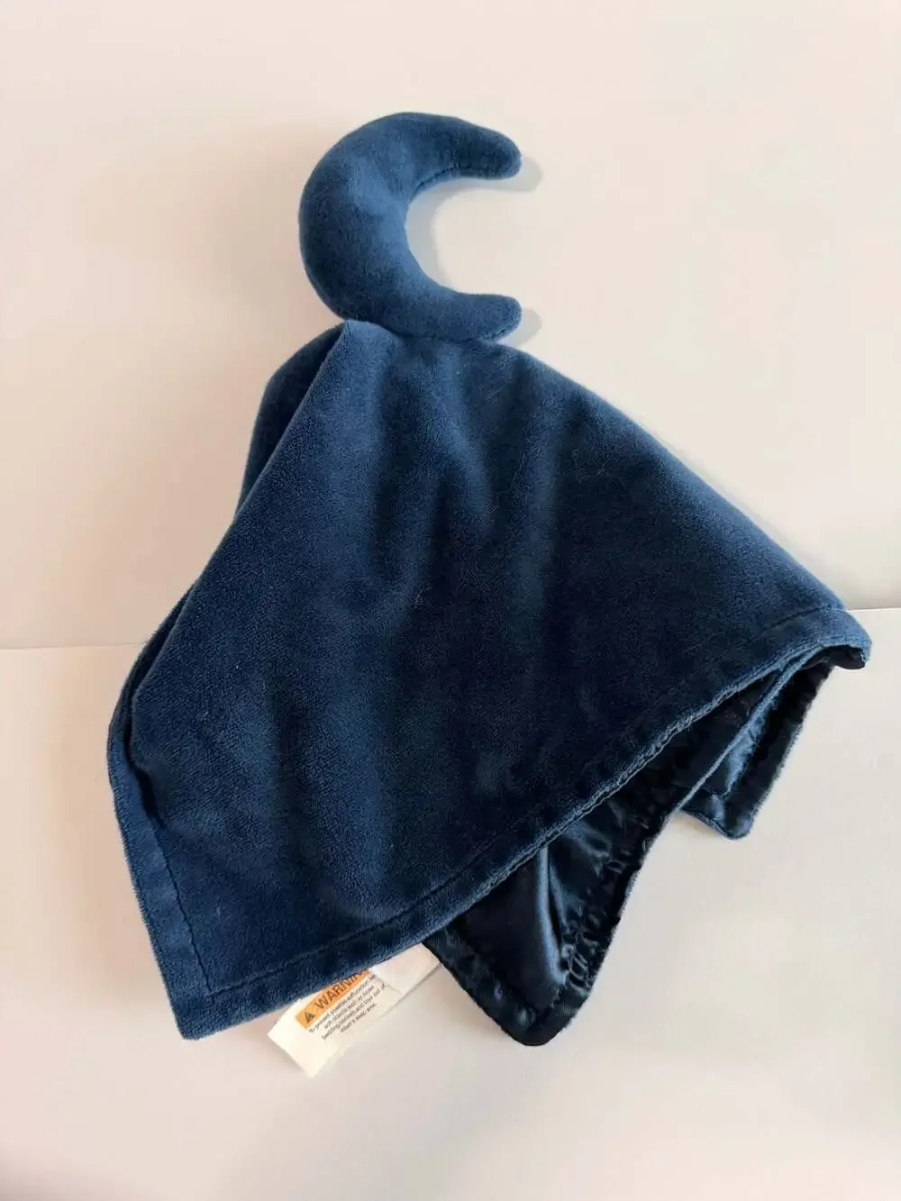 Cloud Island Navy Blue Moon Baby Security Blanket Lovey Plush